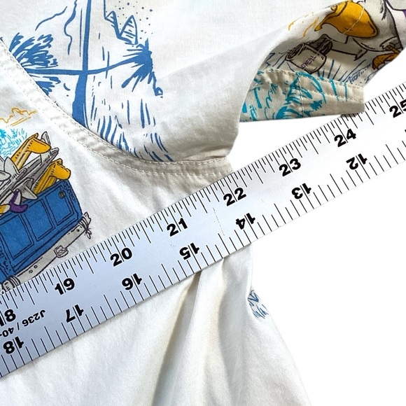 O’Neill Men’s Modern Fit Surf Graphic Button Down Short Sleeve Shirt, Size XL - Picture 3 of 11